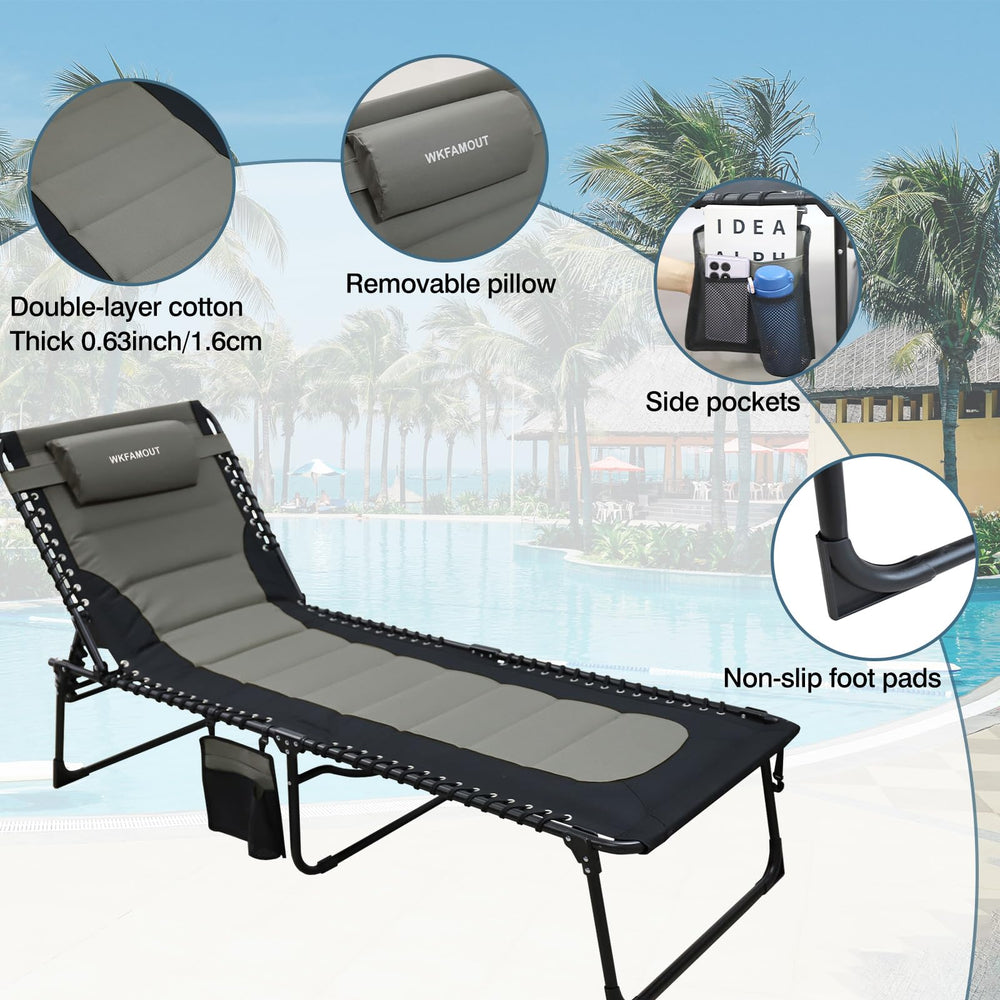 WKFAMOUT adjustable pillow and side pockets for organized convenience benefit