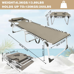 WKFAMOUT close-up of padded face hole for comfortable face-down tanning and pressure relief