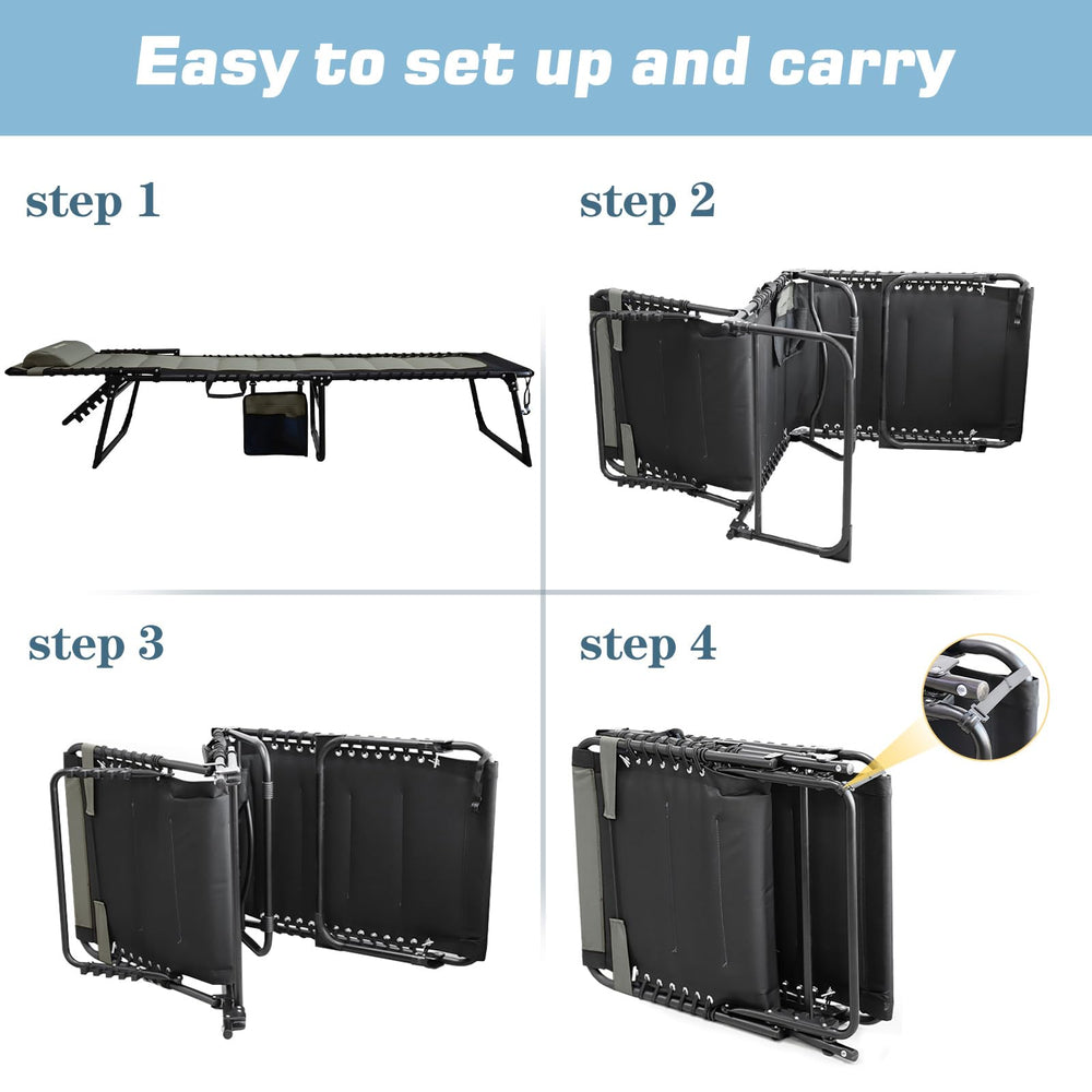 WKFAMOUT folded compact inside car trunk for easy transport benefit