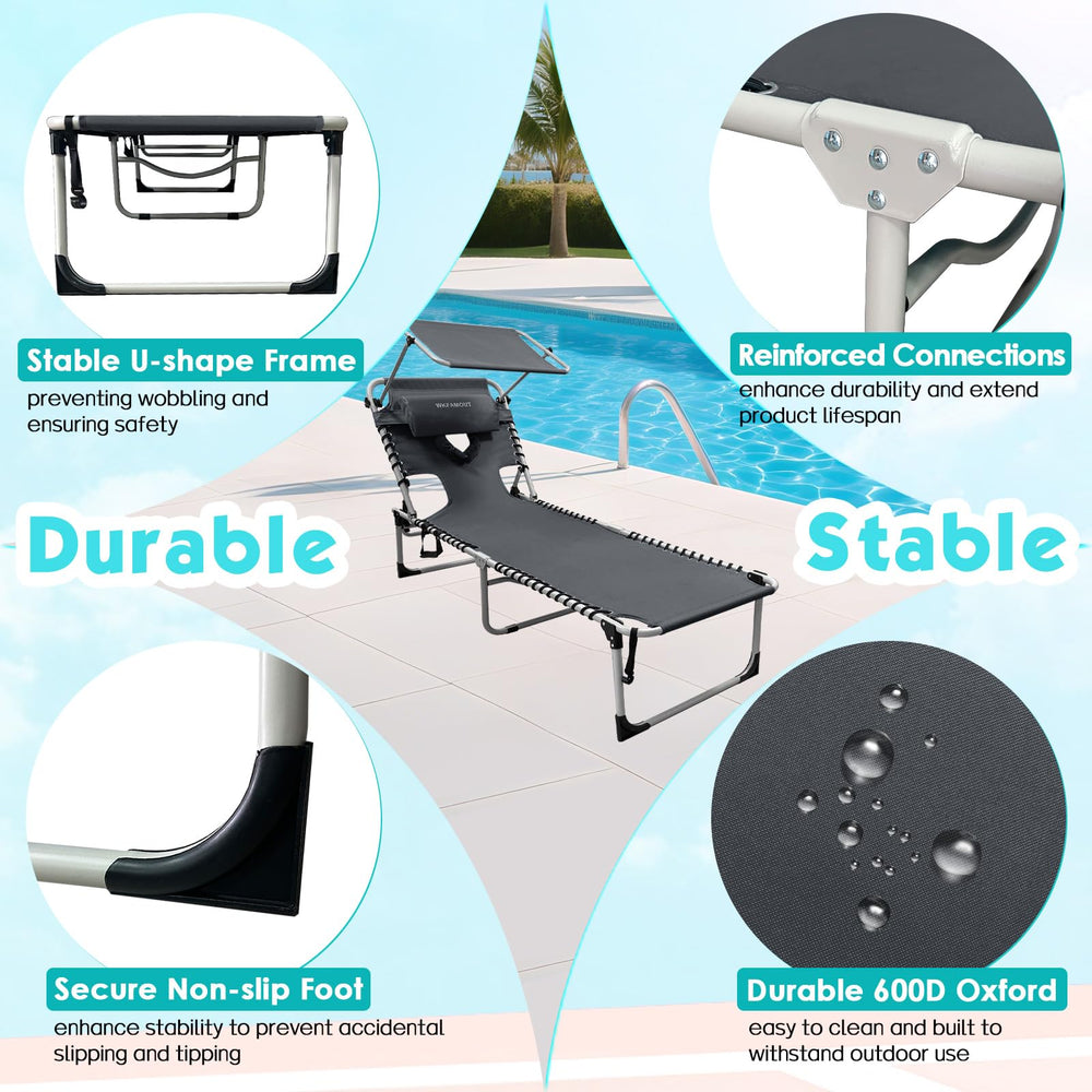 WKFAMOUT folding side table in use holding drinks for convenience