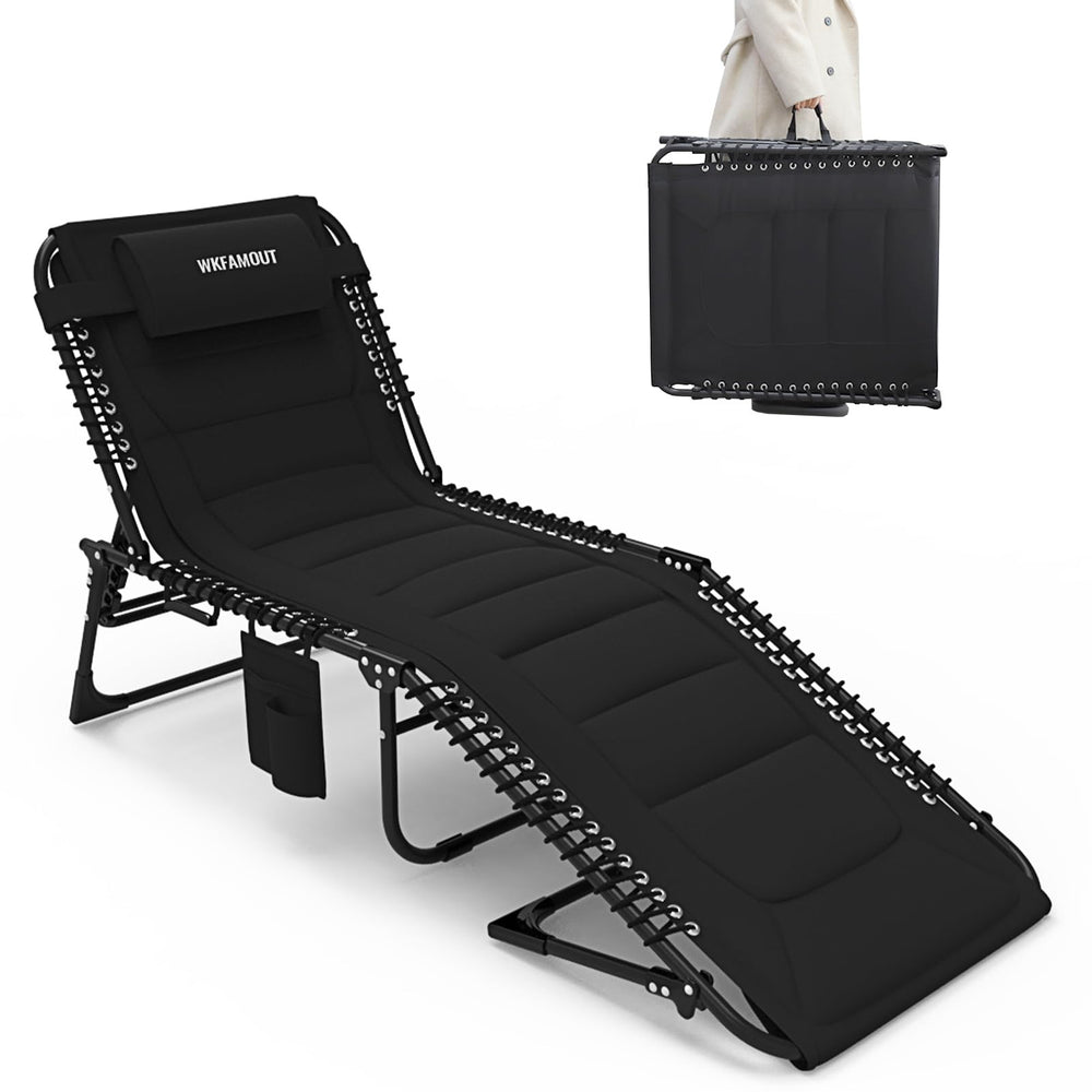 WKFAMOUT front view of oversized padded lounge chair showing full-length benefits