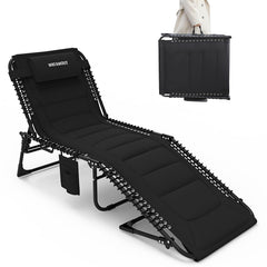 WKFAMOUT front view of oversized padded lounge chair showing full-length benefits
