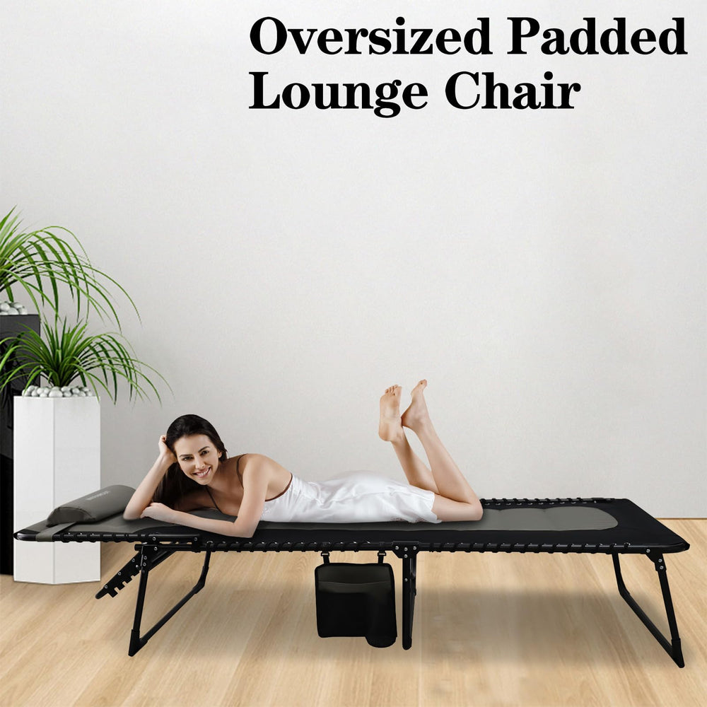 WKFAMOUT lounge chair in patio setting showing relaxation benefit