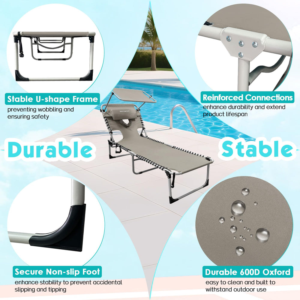 WKFAMOUT side table attached holding drink for hands-free convenience
