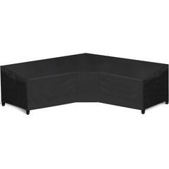 WLEAFJ front view showing cover fitted on a V-shaped sectional for full protection