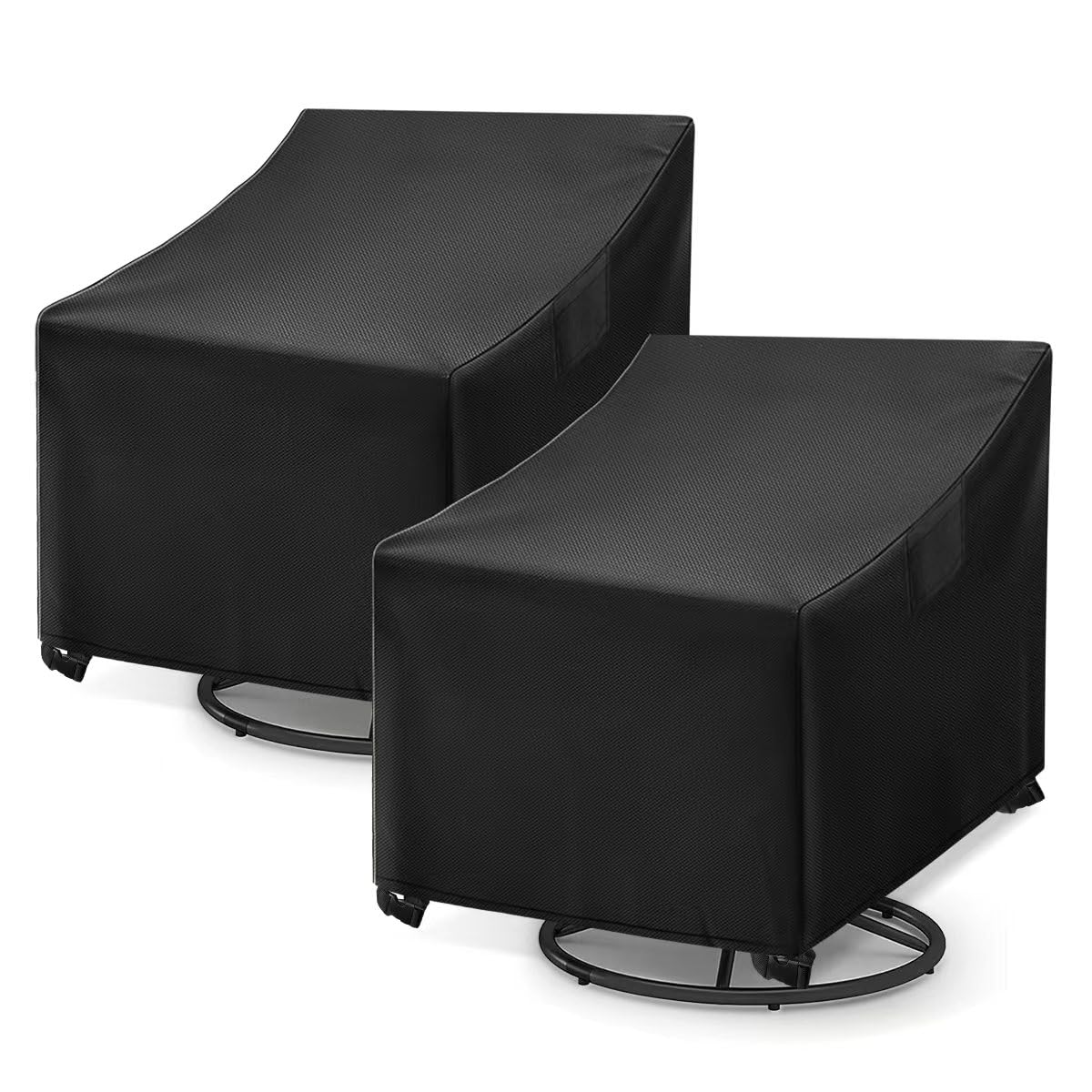 WLEAFJ front view cover on chair showing full protection and weather resistance