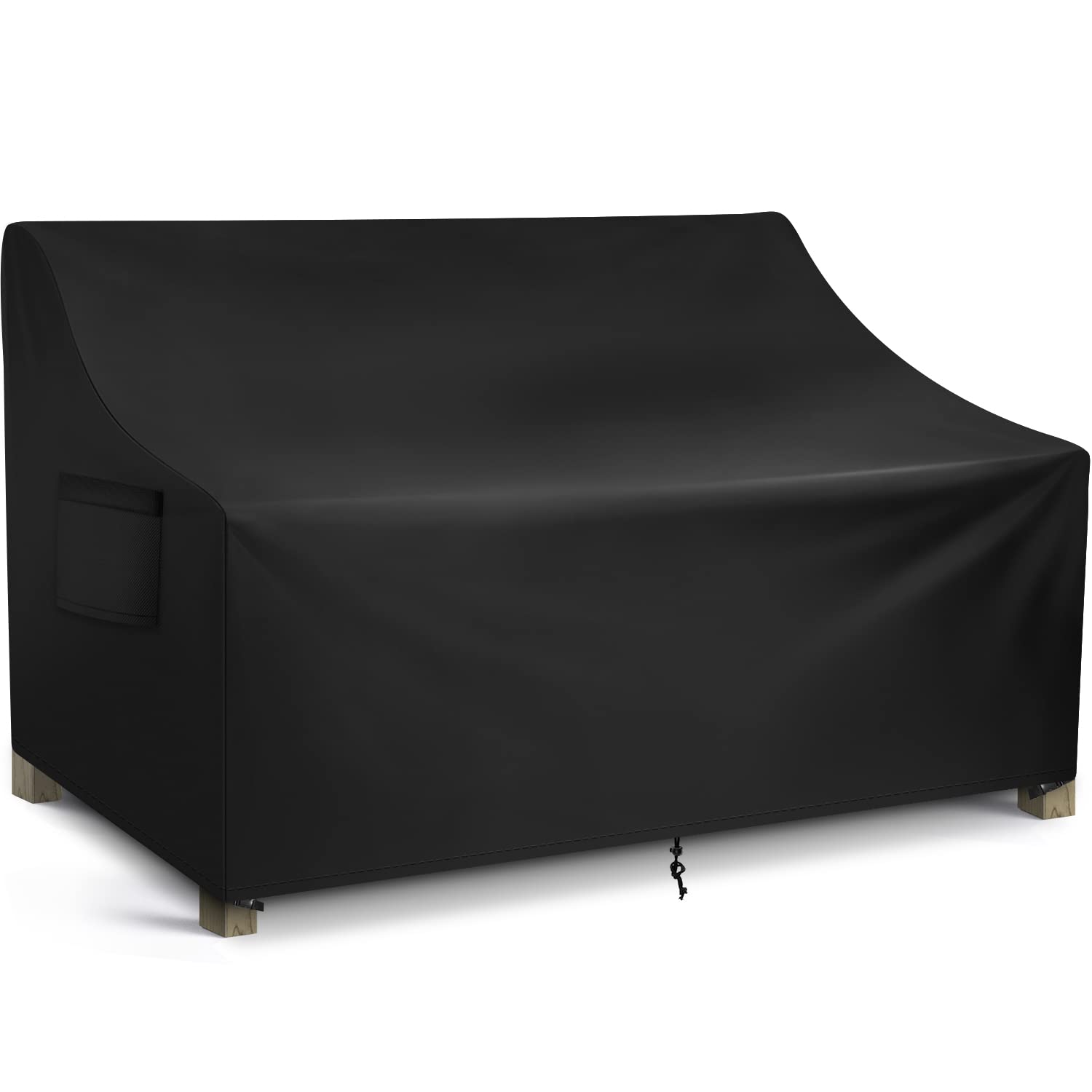 WLEAFJ front view of cover protecting a four-seater sofa, keeps furniture dry