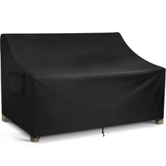 WLEAFJ front view of cover protecting a four-seater sofa, keeps furniture dry