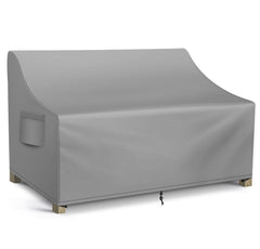 WLEAFJ front view of patio sofa cover protecting furniture from weather