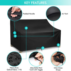 WLEAFJ padded handle detail for easy lift and removal benefit