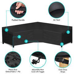 WLEAFJ padded handle detail for easy lifting and secure handling