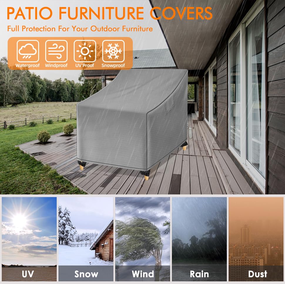 WLEAFJ padded handle being used for easy cover installation and removal