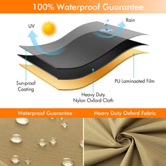WLEAFJ click-close strap detail securing cover against wind