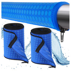 WLLEYAY two-pack front view showing zippered neoprene covers for easy installation and protection