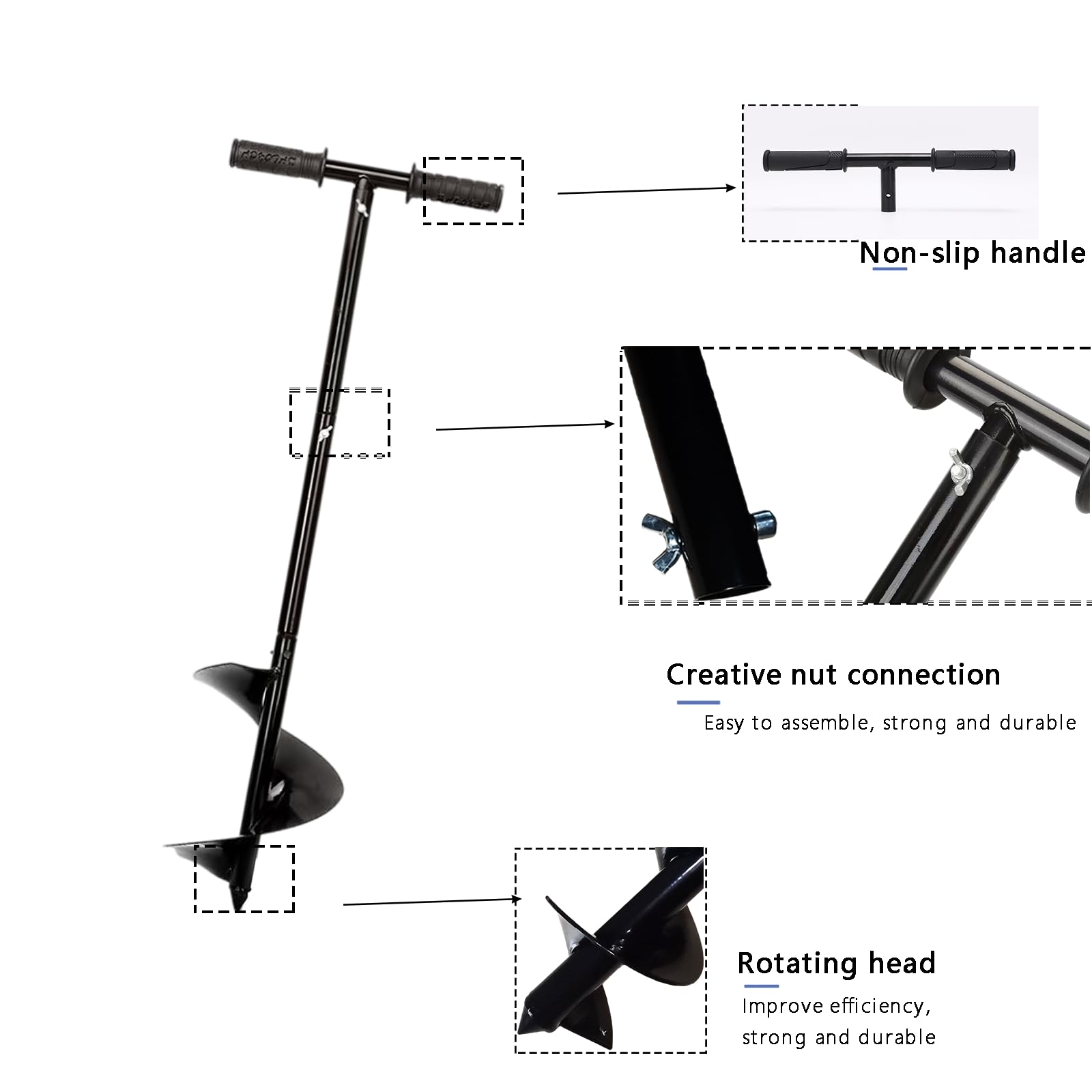 WLSANX bar beside yard ruler demonstrating 33.4-inch reach for deep bins