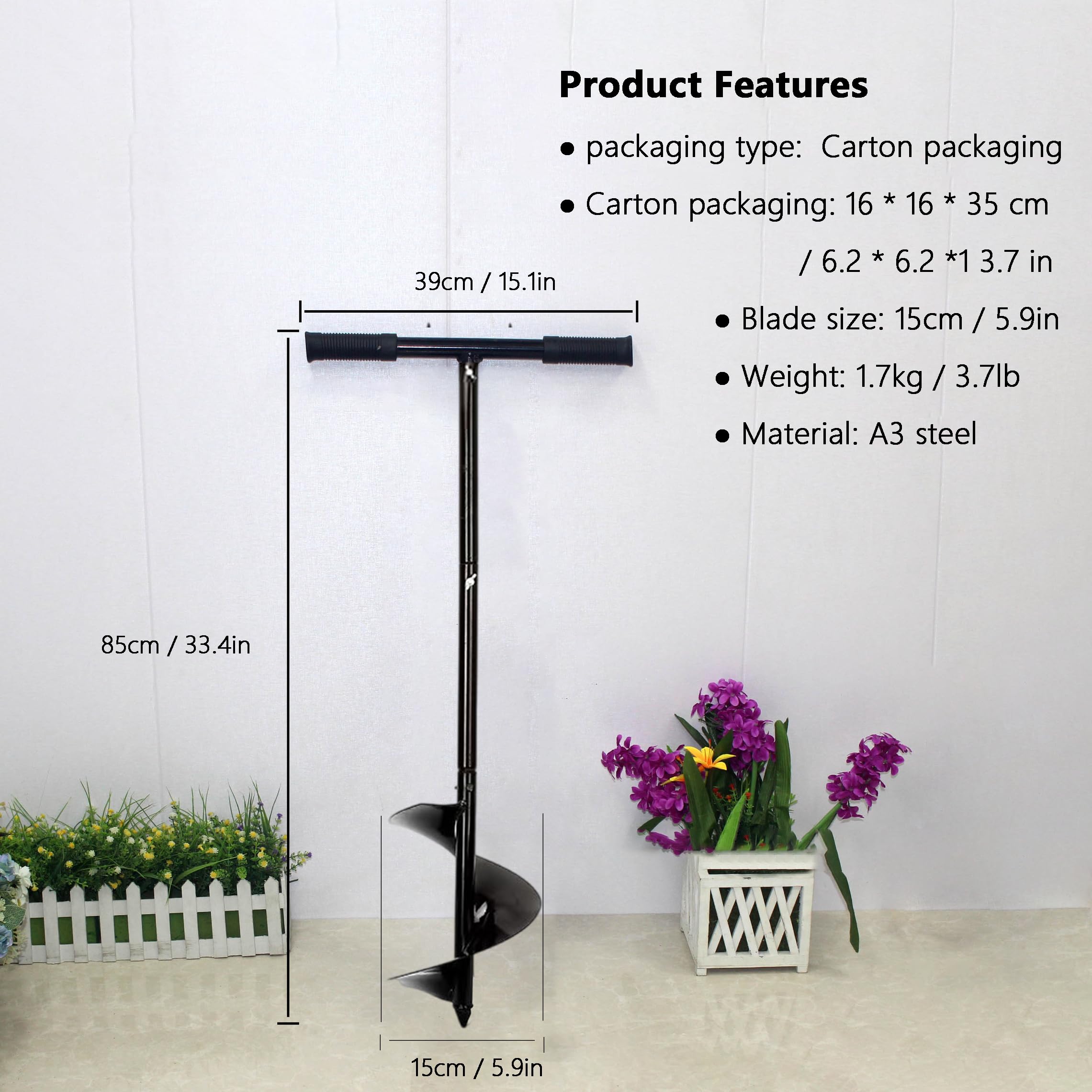 WLSANX close-up of spiral mixing head, showing durable design for better aeration