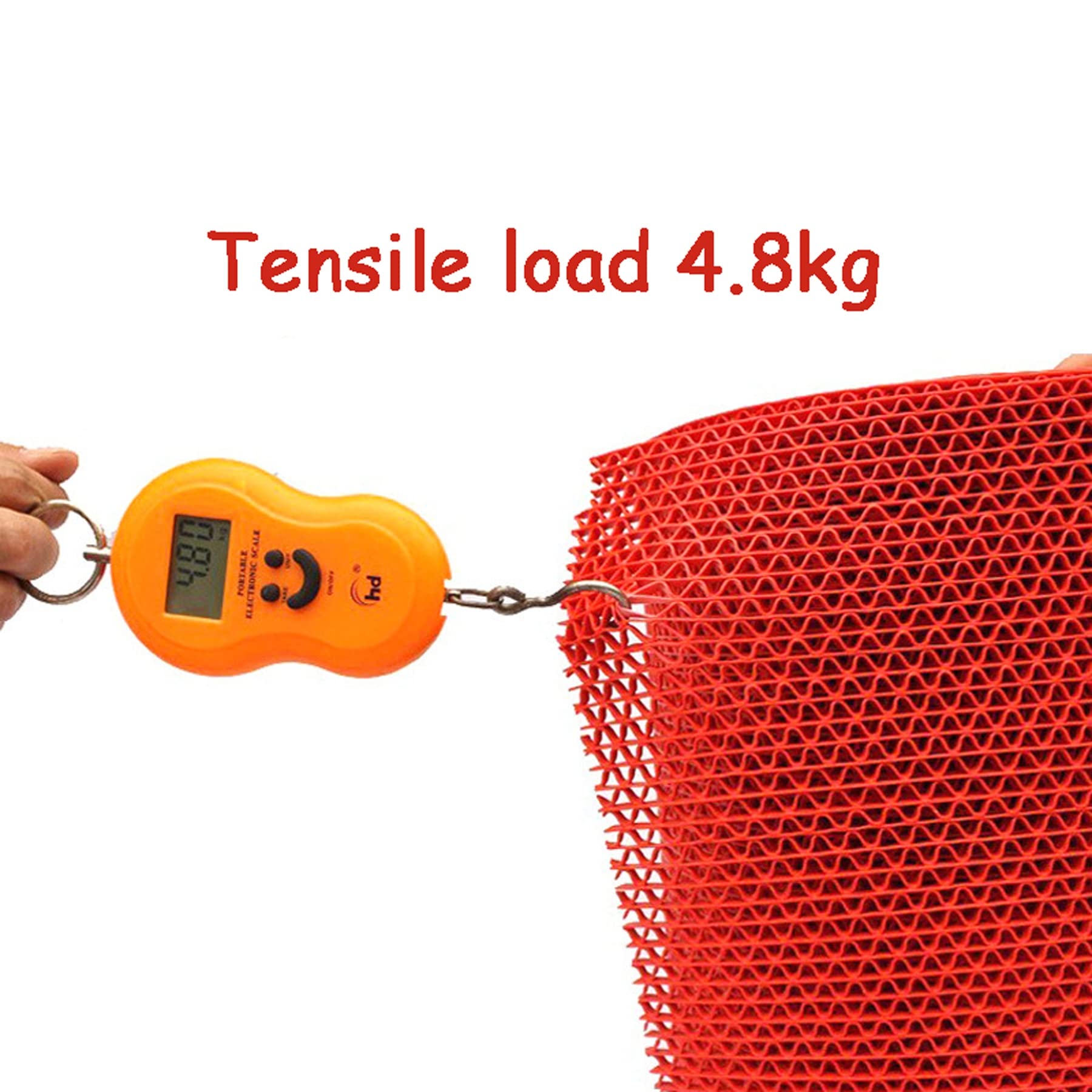 WLWLEO mat beside ruler showing 5mm thickness for underfoot comfort benefit