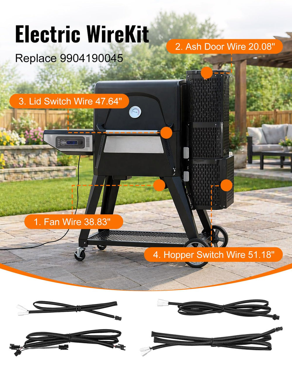 WMJNH three hopper lid switches arranged to show durable, high-temp contacts