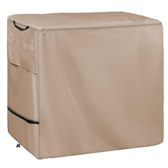 Wnanan front view on flattop cart showing full weather protection and neat fit