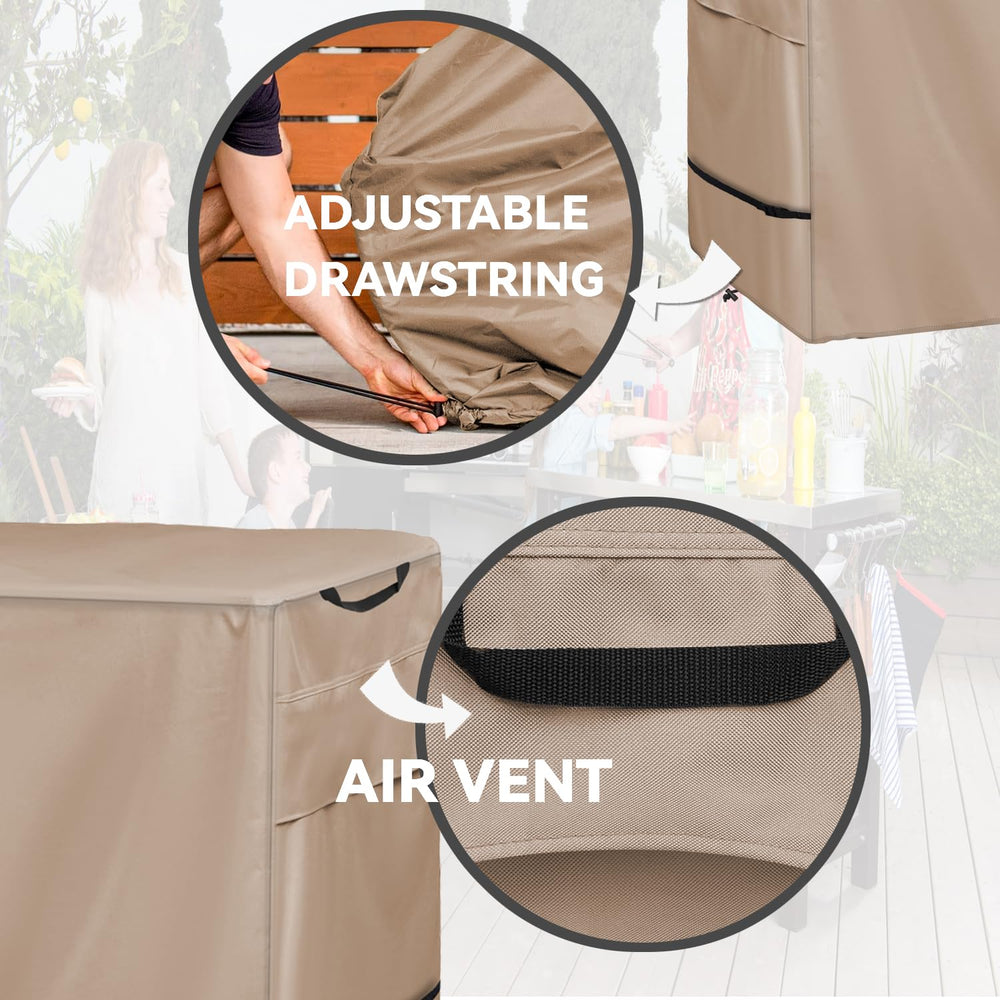 Wnanan handle being used to remove cover quickly for fast access