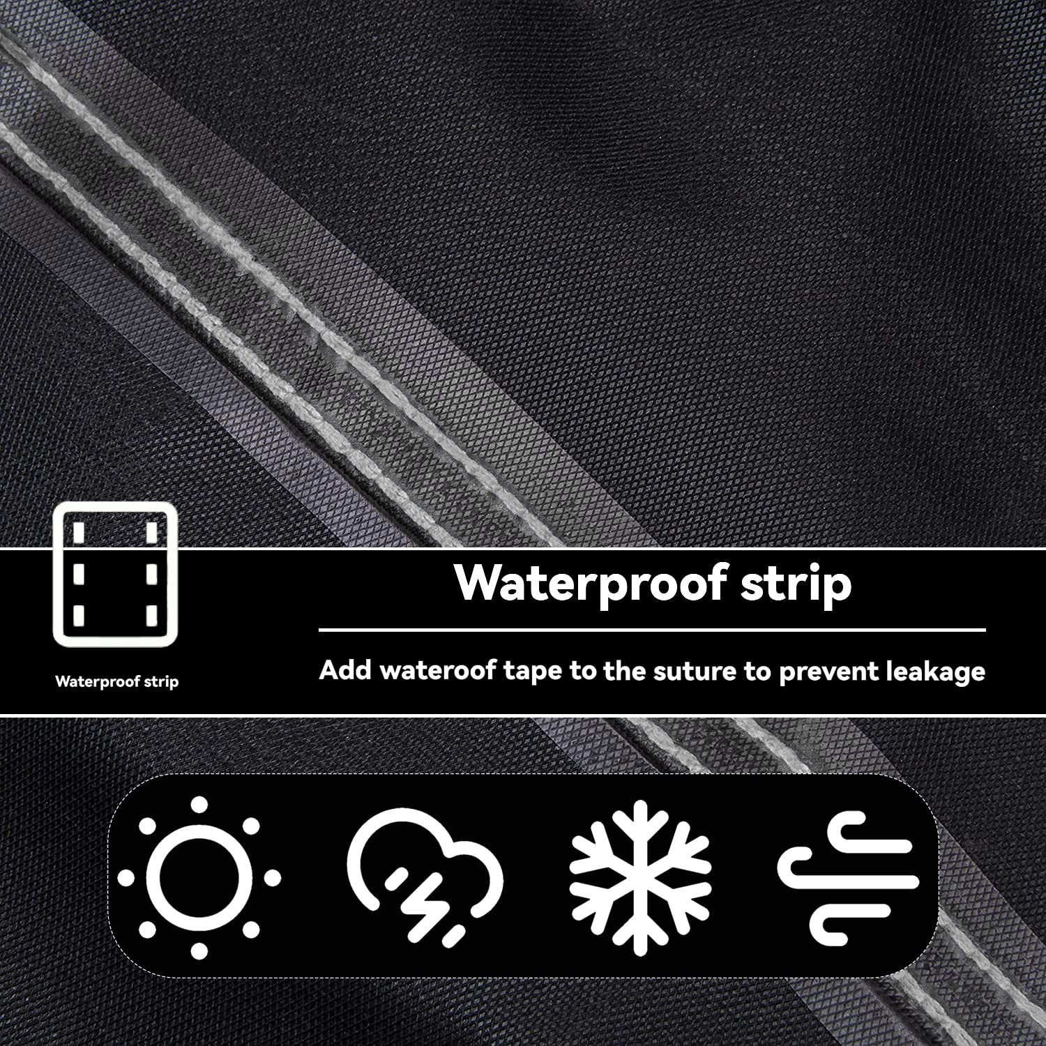 Wnanan air vents and bottom drawstring visible, reducing condensation and wind lift