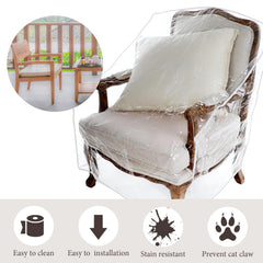 Woanger chair in use with cover prevents spills and stains