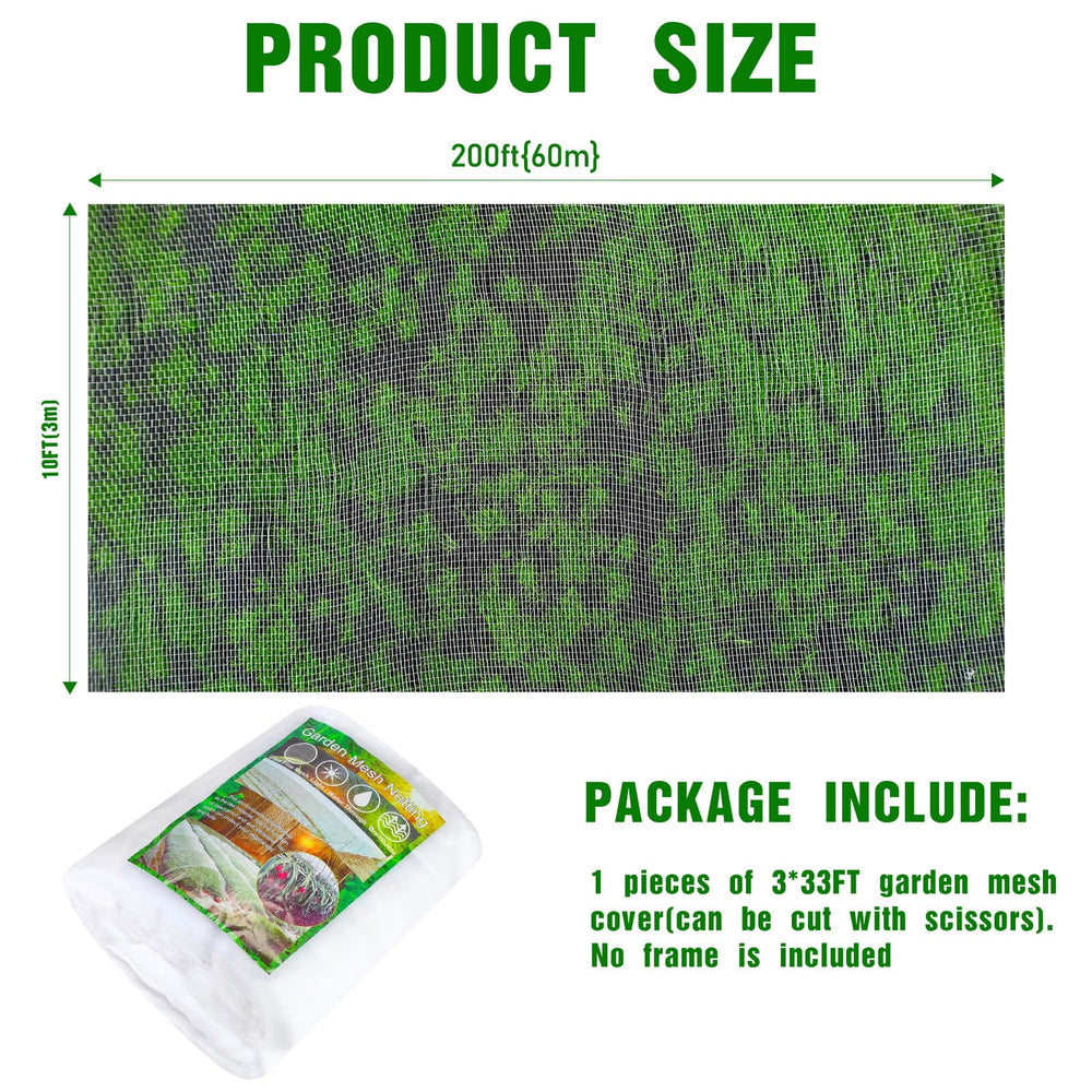 Woanger close-up of ultra-fine mesh texture highlighting pest protection