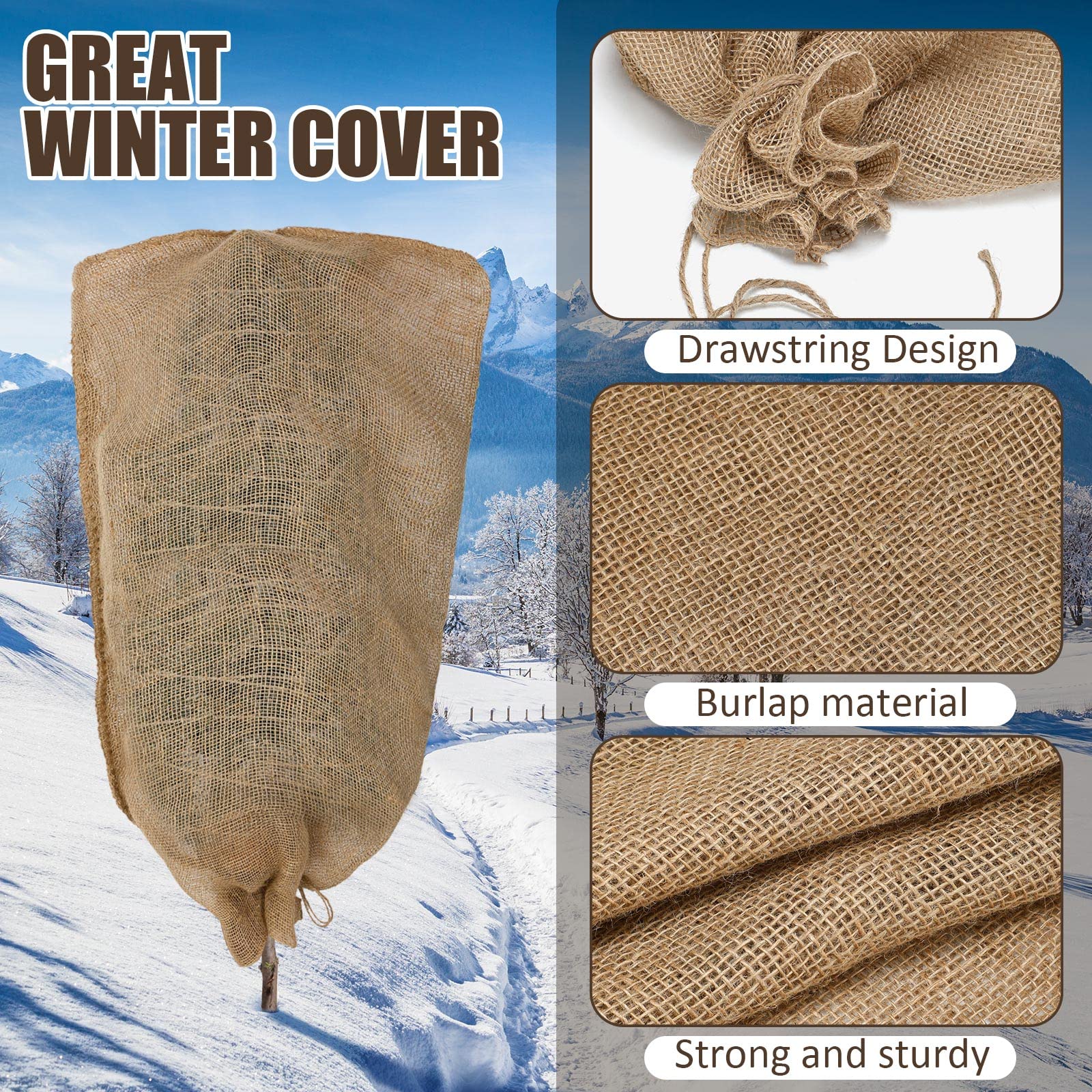 Woanger drawstring detail demonstrating secure cinch to resist wind