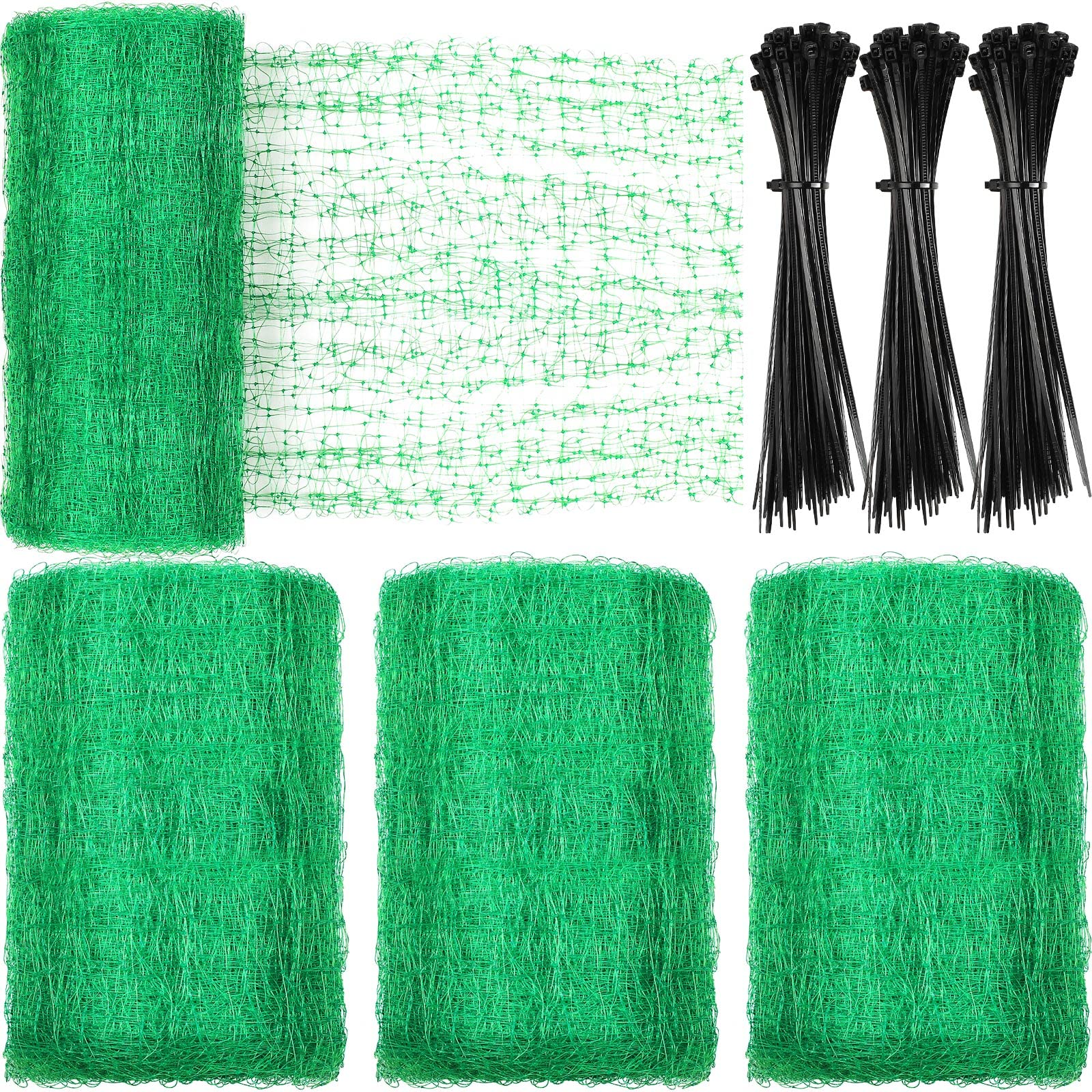 Woanger three-roll pack showing netting and cable ties, clear protection benefits