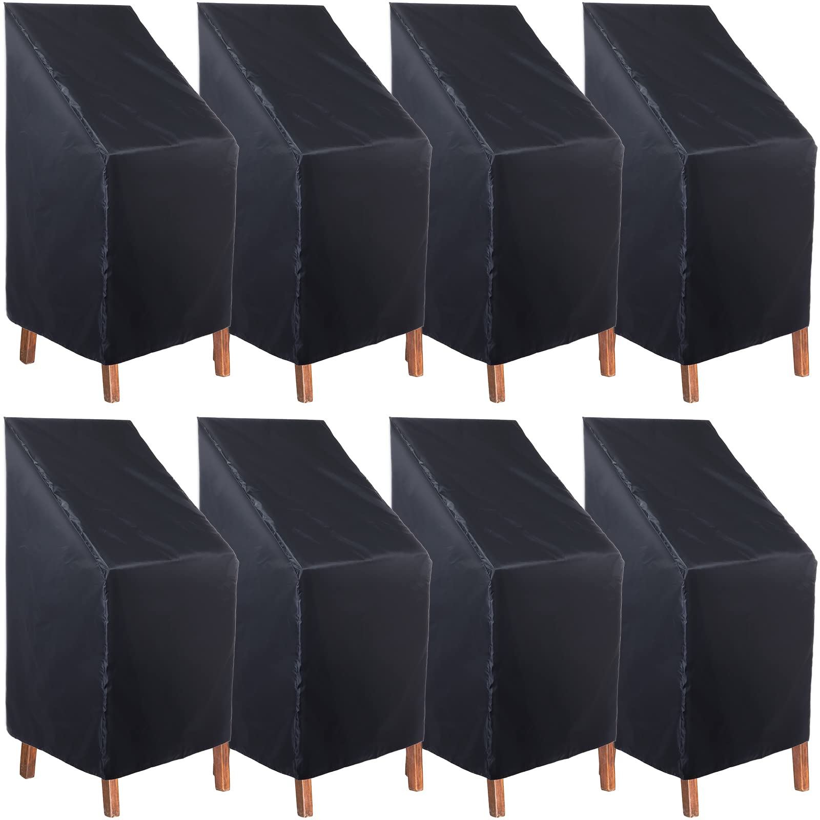 Woanger front view covered chair showing full protection and neat fit