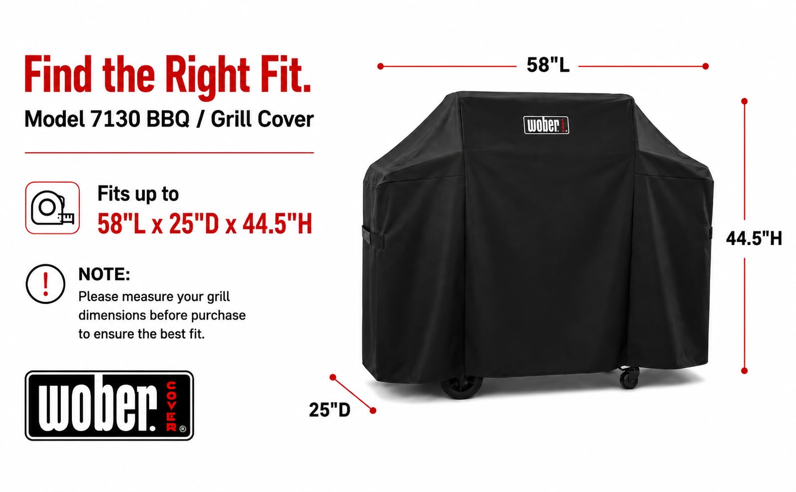 WOBER COVER close-up of waterproof fabric for long-lasting protection