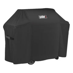 WOBER COVER front view showing full grill coverage and weather protection