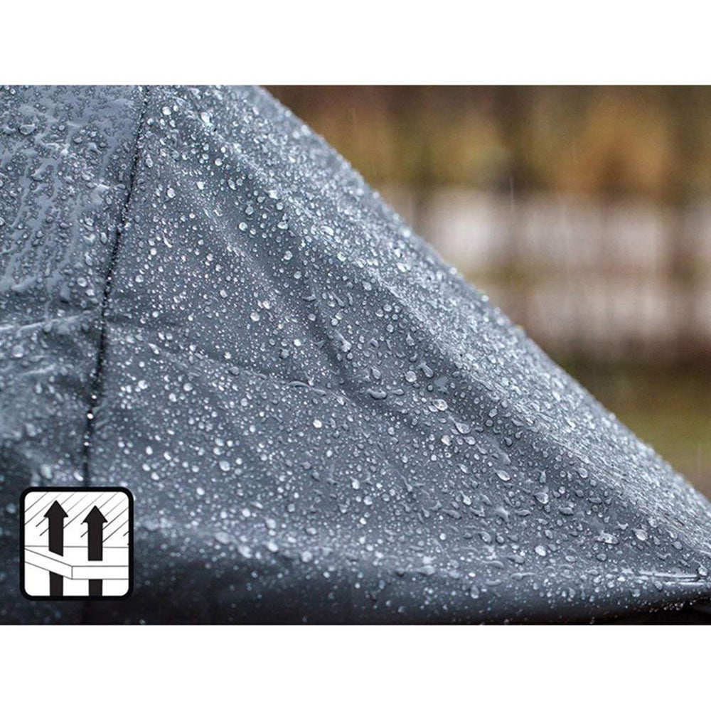 WOBER COVER on backyard grill demonstrating outdoor protection benefit