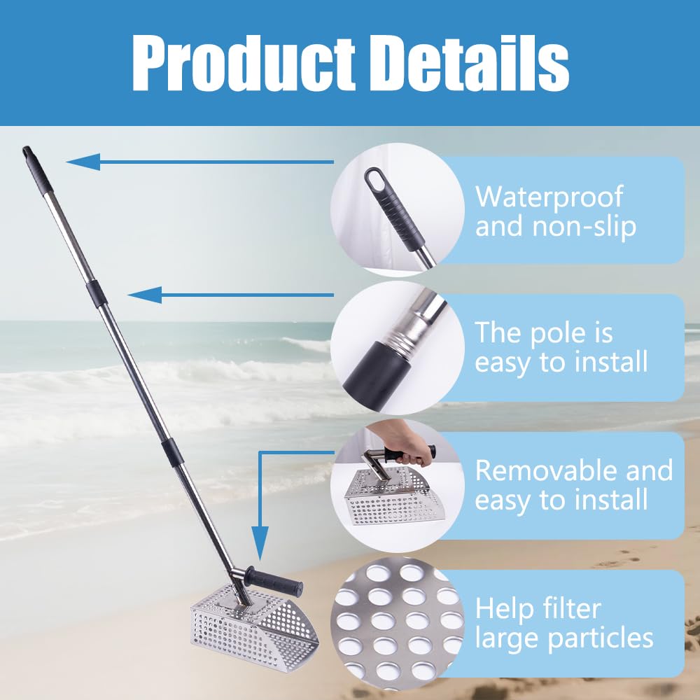 WodGod perforated bowl closeup showing corrosion-resistant holes that quickly drain sand