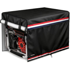 WOGUINC front view of cover protecting generator, shows full-weather protection benefit