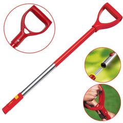 WOLF Garten red release button detail for fast tool head changes benefit