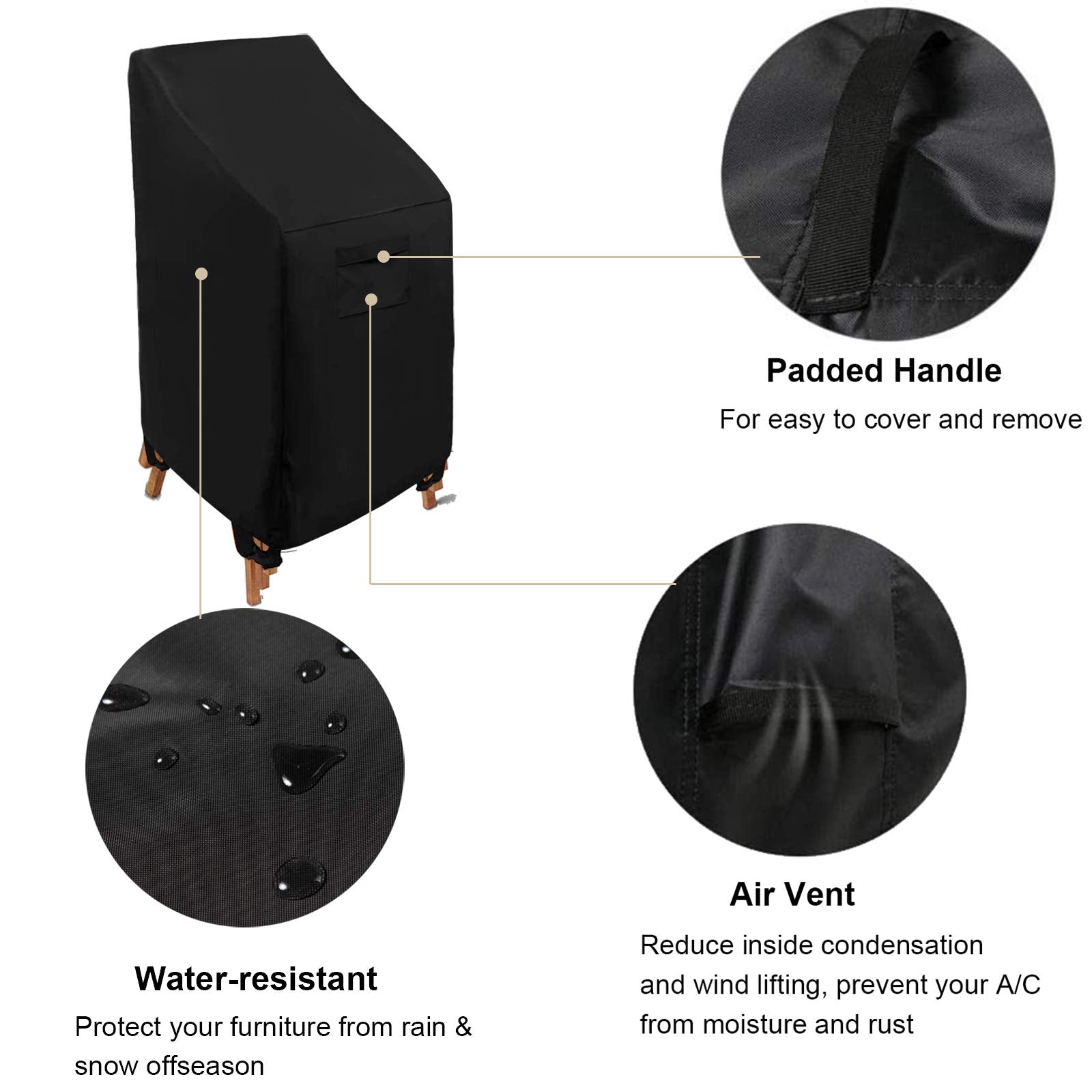 WOMACO close-up of double-layer PU lining, enhances water resistance
