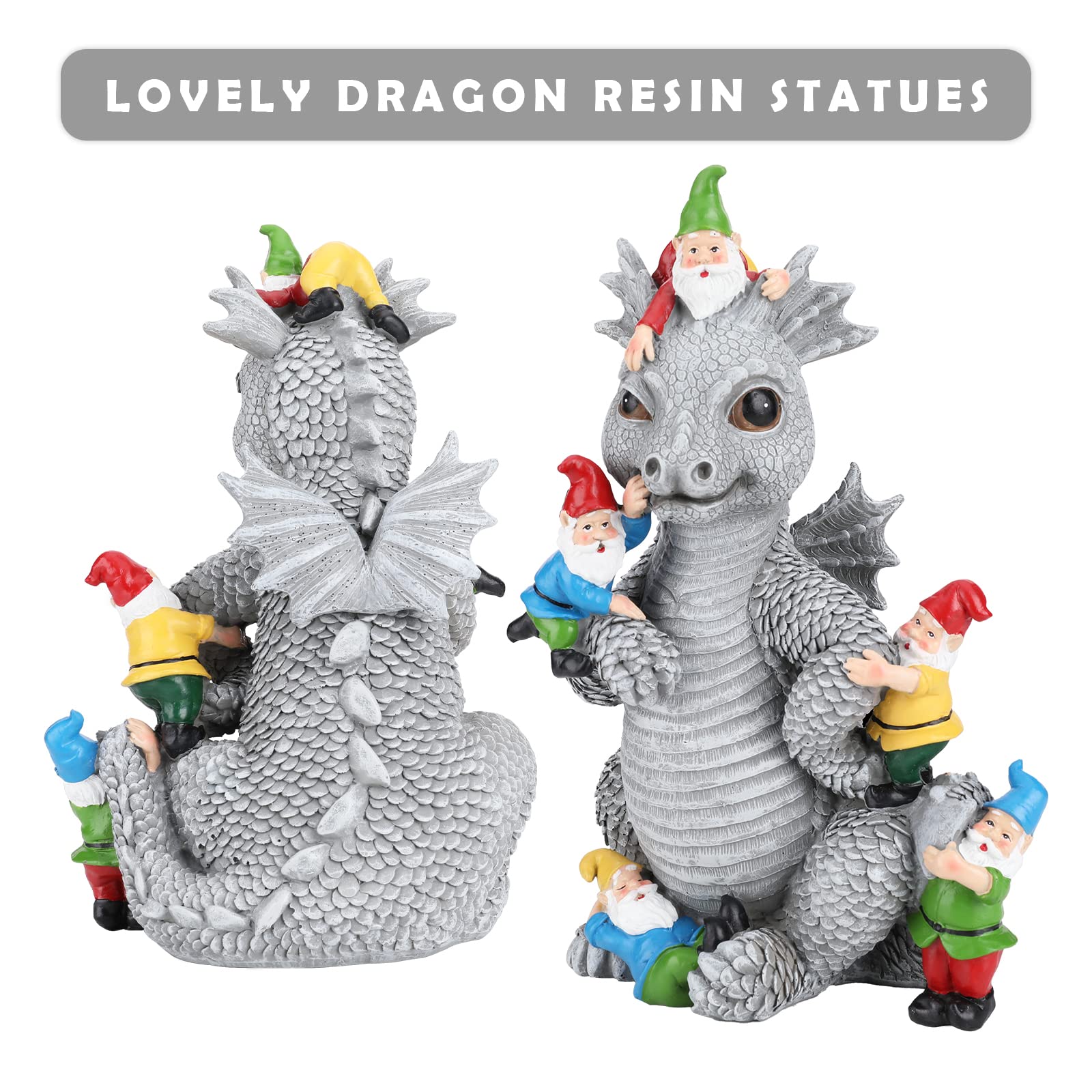 WONDER GARDEN detailed gnome figures showing hand-painted charm
