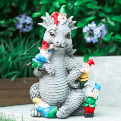 WONDER GARDEN side profile highlighting dragon posture and balance benefit
