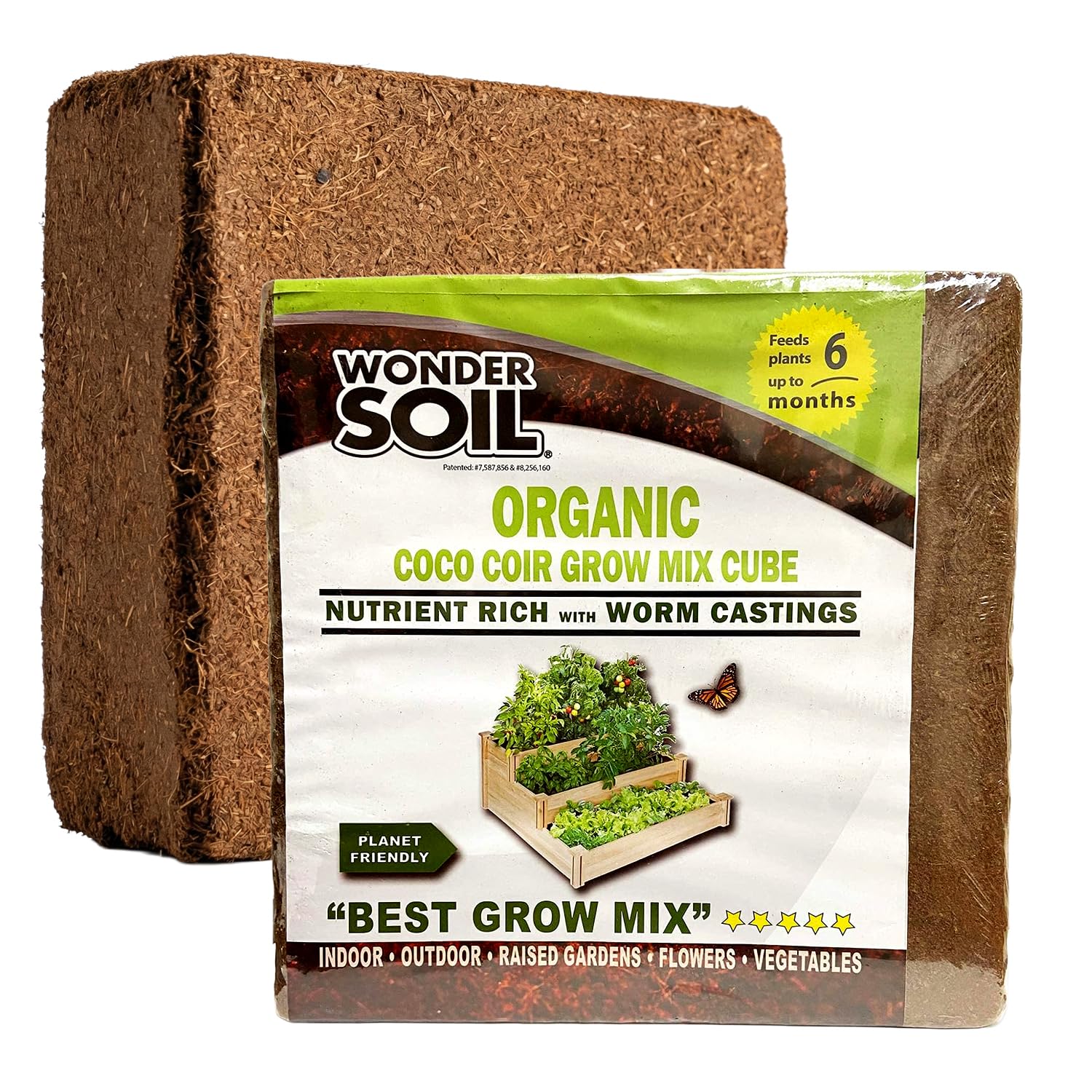 Wonder Soil front packaging showing product name and expansion claim benefits