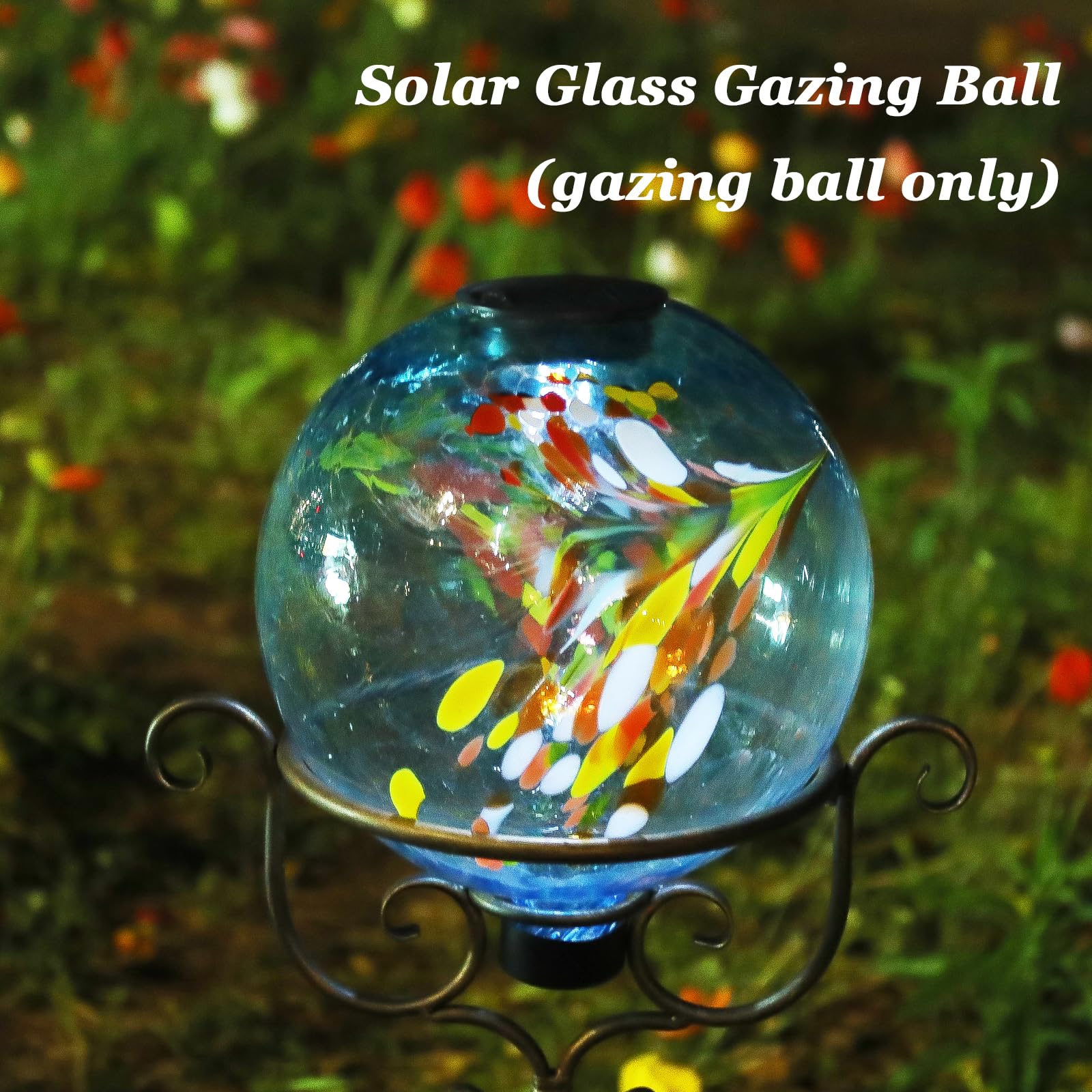 Wonder Solar illuminated at night casting warm ambient glow for outdoor mood lighting