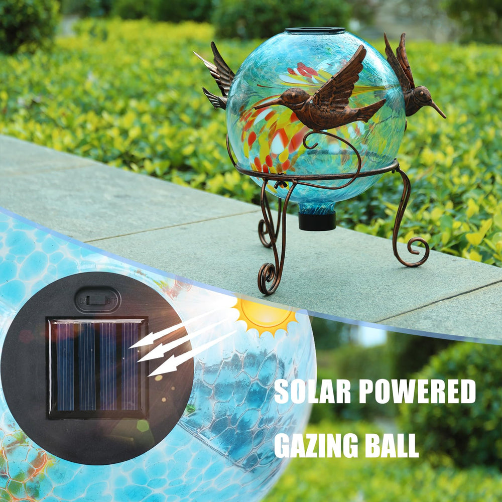 Wonder Solar next to a ruler illustrating the 10-inch size for scale and placement