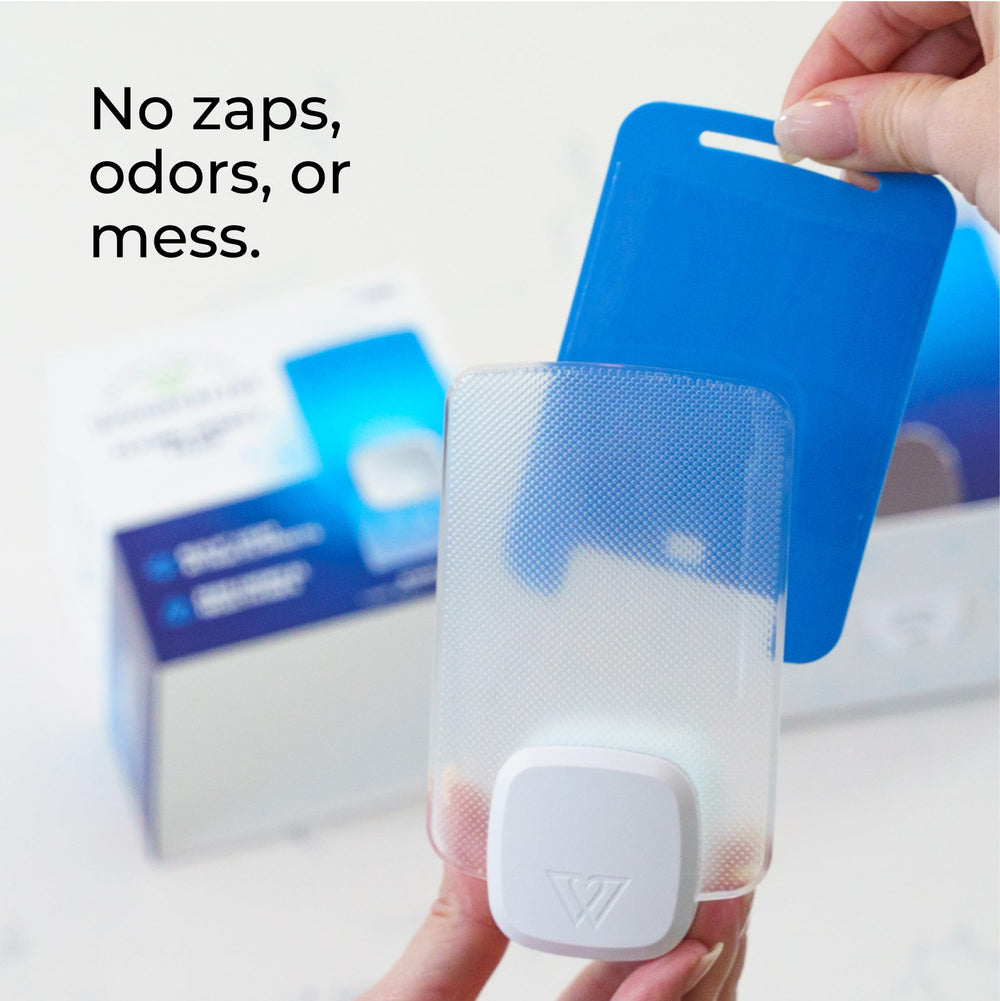 Wondercide hand replacing cartridge with notch design for hygienic swap and quick maintenance