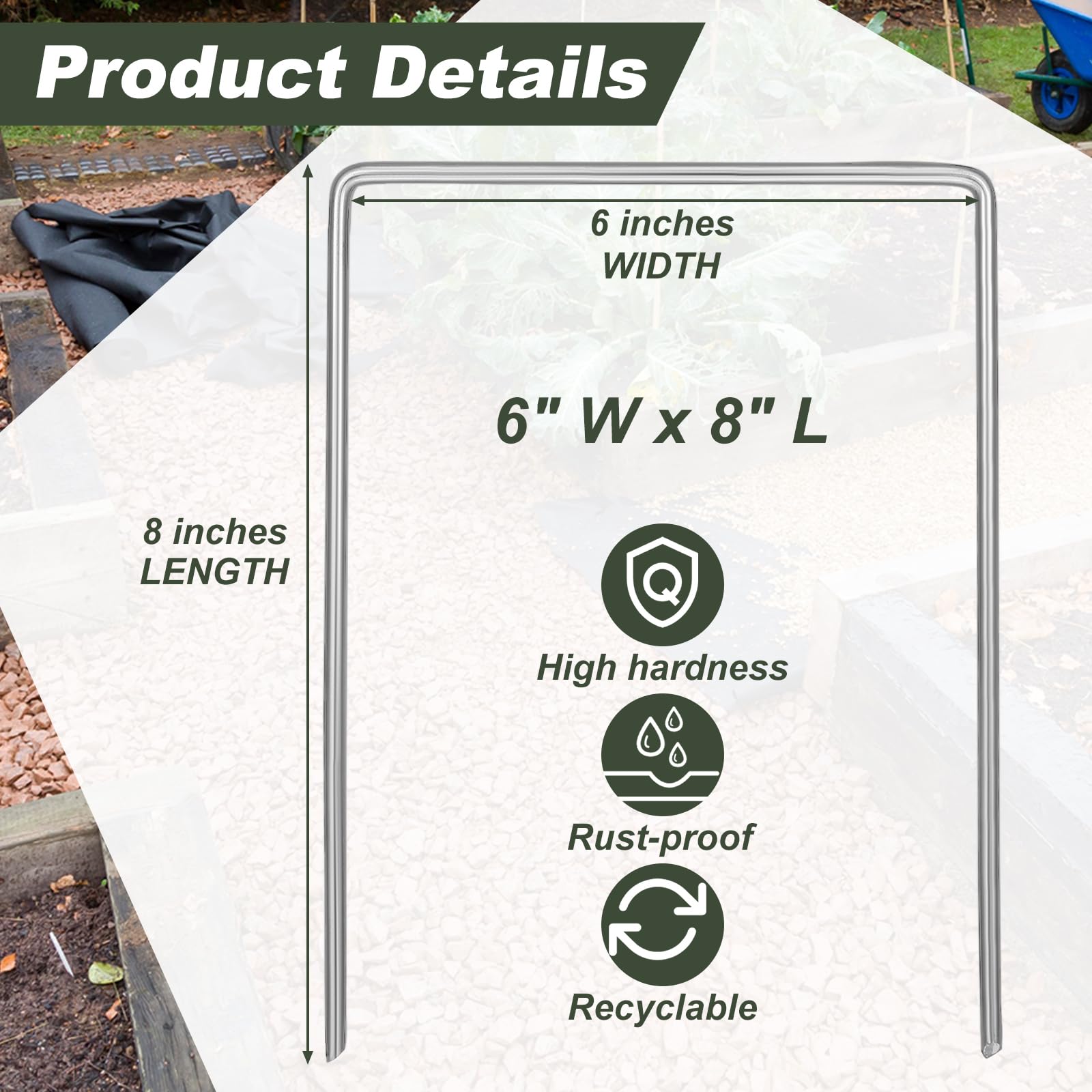 Wonderjune close-up of galvanized steel texture proving corrosion-resistant durability