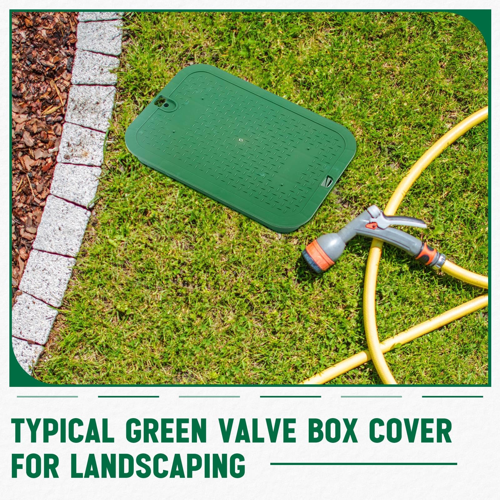 Wonderjune installed in lawn blending green finish and preventing mower damage