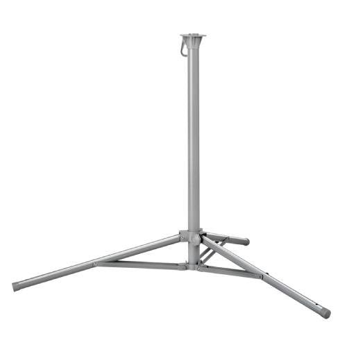 Wondershade tripod base front view showing secure fit and improved stability