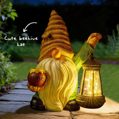 WONDHOME bee gnome with lantern detached showing flexible separate-use option