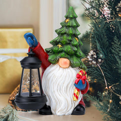 WONDHOME gnome close-up of glossy resin texture and hand-painted details, durable finish benefit