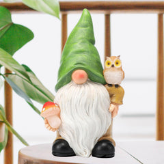 WONDHOME owl LED close-up highlighting solar-lit feature and soft glow