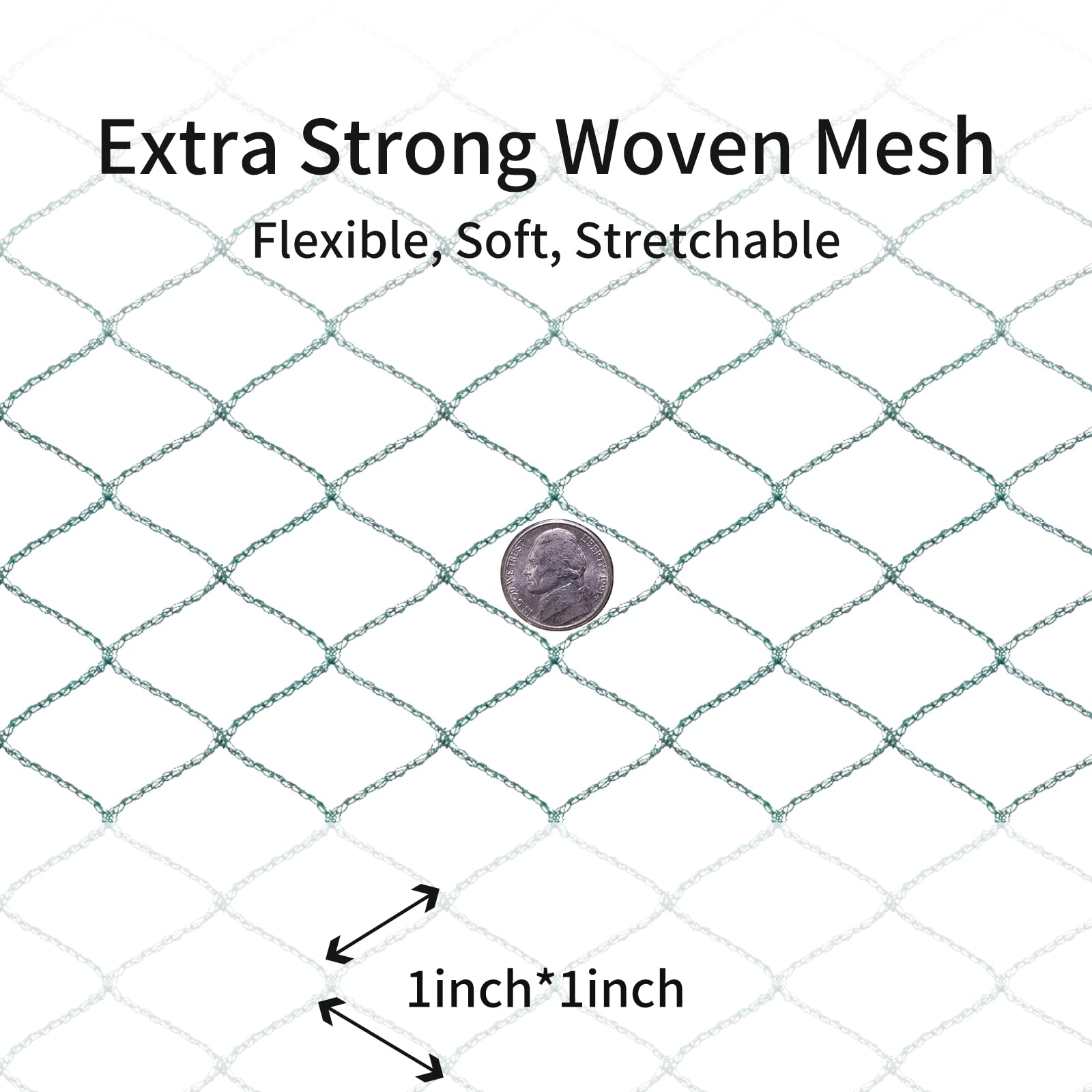 wondihao netting draped over a fruit tree protecting ripening fruit from birds